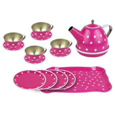 Pretty Pink Dotty Tea-Set